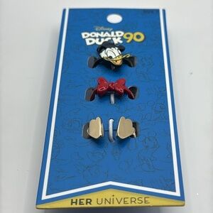 Her Universe Donald Duck 90th Anniversary stackable rings - Red and Black